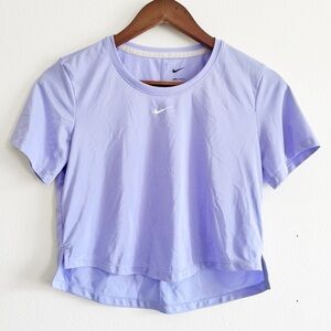 Nike lavender high low tee XS